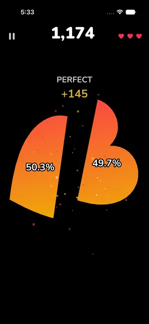 Heart 50.3 / 49.7